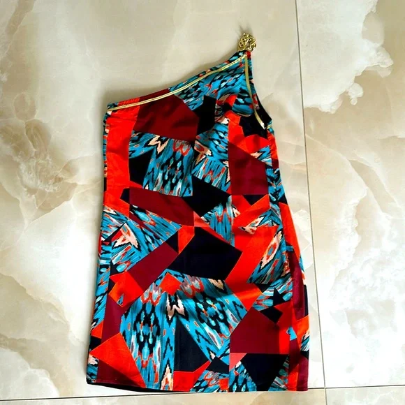 Marciano | Dresses | Marciano Xs Offtheshoulder Short Dress With Gold Chain  Strap | Poshmark